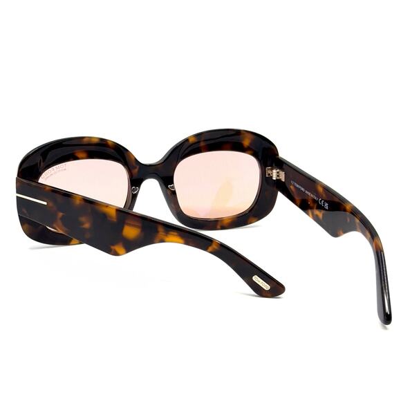 New, TOM FORD Carmen-02 Sunglasses TF1219 52Y Authentic main image 8